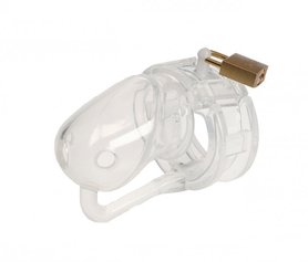 Klatka na penisa - Malesation Penis Cage Silicone small clear