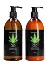 CBD - Bath and Shower - Luxe Care set - Green Tea Hemp Oil (1)