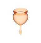 Kubeczki menstruacyjne - Feel Good Menstrual Cup Set Orange (3)