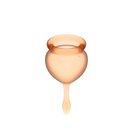 Kubeczki menstruacyjne - Feel Good Menstrual Cup Set Orange (2)