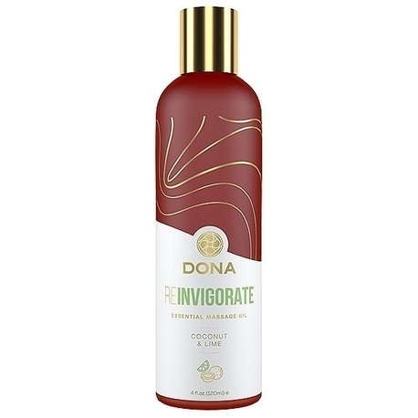 Olejek do masażu - Dona Essential Massage Oil Reinvigorate Coconut Lime 120 ml (1)