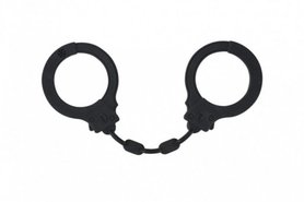 Kajdanki-Silicone Handcuffs Party Hard Suppression Black