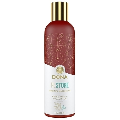 Olejek do masażu - Dona Essential Massage Oil Restore Peppermint & Eucalyptus 120 ml (1)