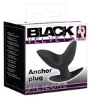Korek analny Black Velvets Anchor - czarny (6)