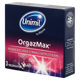 Prezerwatywy - Unimil Box 3 Orgazmax
