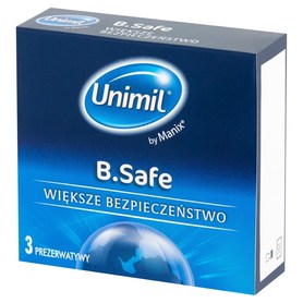 Prezerwatywy - Unimil B.Safe Box 3