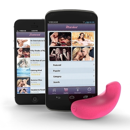 Vibease Android Version Vibrator Pink  (1)