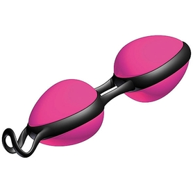 Podwójne kulki gejszy - Joydivision Joyballs Secret Duo Pink & Black