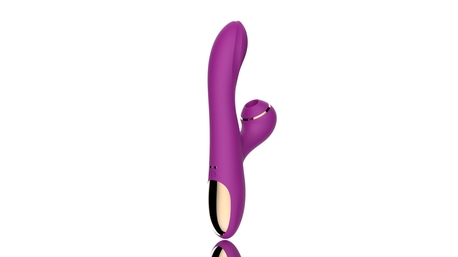Dual Vibrator with Sucking Function Purple (1)