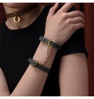 Upko Leather Thin Bracelets (8)