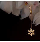 Upko Non-pierced clitoral jewelry dangle with snowflake (4)