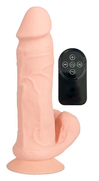 Wibrator Nature Skin - Bendable RC Vibrator with balls (1)