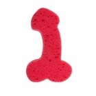 Zabawka - Bath Sponge Penis - 19cm Red (1)