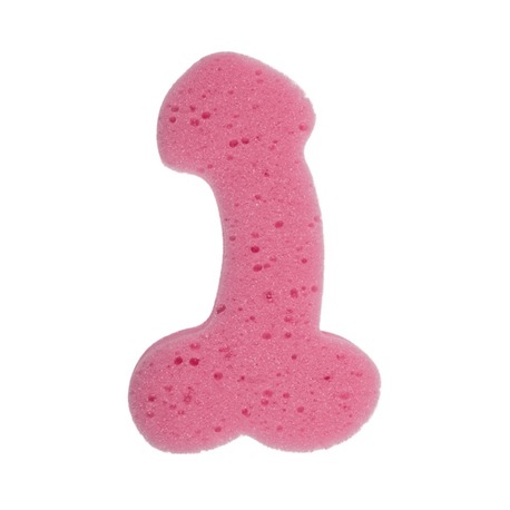 Zabawka - Bath Sponge Penis - 19cm Pink (1)