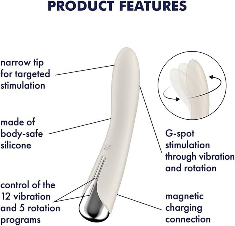 Satisfyer Spinning Vibe 1 Beige (3)