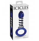 Plug analny - Icicles 81 - niebieski (2)