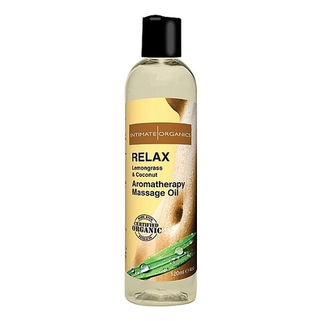 Relaksujący olejek do masażu - Intimate Organics Relax Massage Oil 120 ml (1)