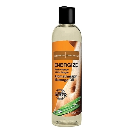 Energetyzujący olejek do masażu - Intimate Organics Energize Massage Oil 120 ml (1)