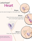 Szablon do golenia w serce - Ladyshape Heart (5)