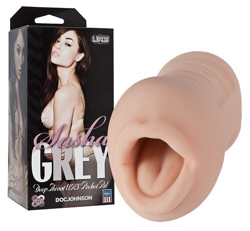 Masturbator sztuczne usta - Sasha Grey Głębokie gardło (2)
