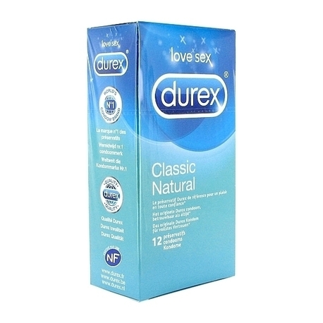 Prezerwatywy - Durex Classic Natural Condoms 12 szt (1)