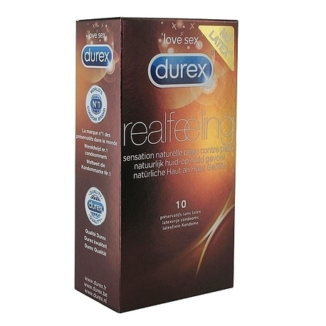 Prezerwatywy naturalne - Durex Real Feeling Condoms 10 szt (1)