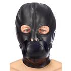 Kominiarka - Hood in leatherette with removable gag (1)