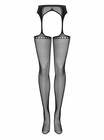 Pończochy - Garter stockings S314 czarne S/M/L (4)