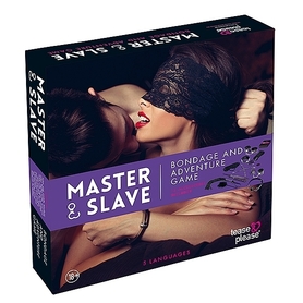 Gra erotyczna z akcesoriami - Master & Slave Bondage Game fioletowe