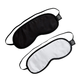 Opaska na oczy - 50 Shades of Grey - Soft Blindfold Twin Pack