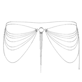 Pasek - Bijoux Indiscrets Magnifique Waist Jewelry Silver
