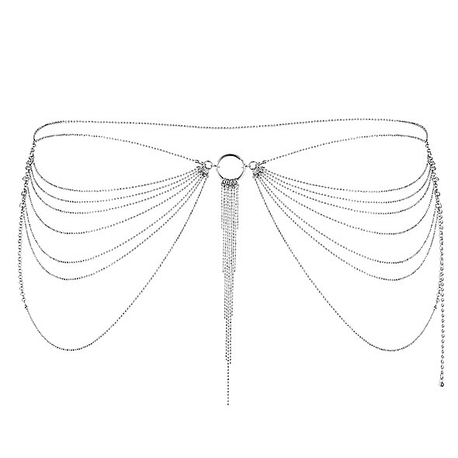 Pasek - Bijoux Indiscrets Magnifique Waist Jewelry Silver (1)