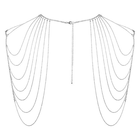 Łańcuszki na ramiona - Bijoux Indiscrets Magnifique Shoulder Jewelry Silver (1)