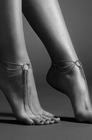Łańcuszek na stopę - Bijoux Indiscrets Magnifique Feet Chain, srebrnny (2)
