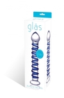 Dildo - Glas Blue Spiral Glass Dildo (2)
