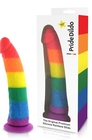 Tęczowe dildo - Pride Dildo Silicone Rainbow Dildo (3)