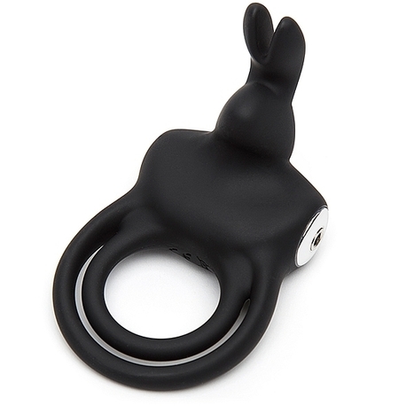 Wibrujący pierścień na penisa - Happy Rabbit Stimulating USB Rechargeable Rabbit Love Ring (1)