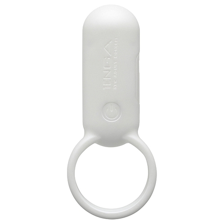 Wibrujący pierścień na penisa - Tenga Smart Vibe Ring Pearl White (1)