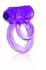Wibrujący pierścień na penisa - The Screaming O DoubleO 6 Purple