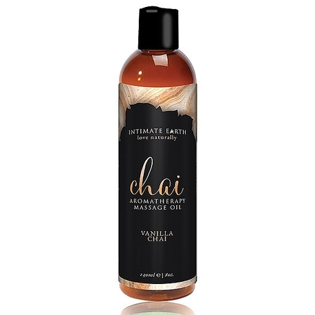 Herbaciany olejek do masażu - Intimate Organics Chai Massage Oil 240 ml (1)