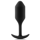 Korek analny - B-Vibe Snug Plug 2 Black (1)