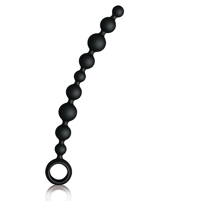 Koraliki analne długie - Joydivision Joyballs Anal Wave Long Black