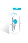 Plug analny - Glas Titus Beaded Glass Butt Plug (2)