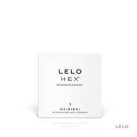 Prezerwatywy - Lelo Hex Condoms Original 3 szt
