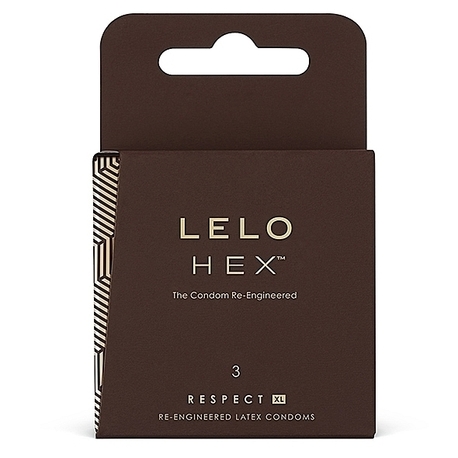 Prezerwatywy - Lelo HEX Condoms Respect XL 3 szt (1)