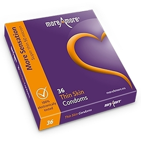 Prezerwatywy - MoreAmore Condom Thin Skin 36 szt