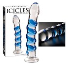 Dildo - Icicles 5 - niebieskie  (4)