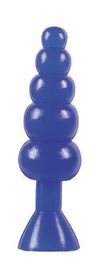 Korek analny Bendable Butt Rattler 20cm - niebieski