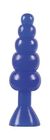 Korek analny Bendable Butt Rattler 20cm - niebieski (1)