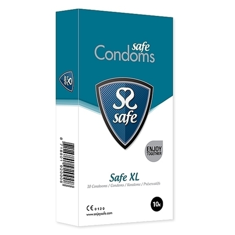 Prezerwatywy XL - Safe XL Condoms 10 szt (1)